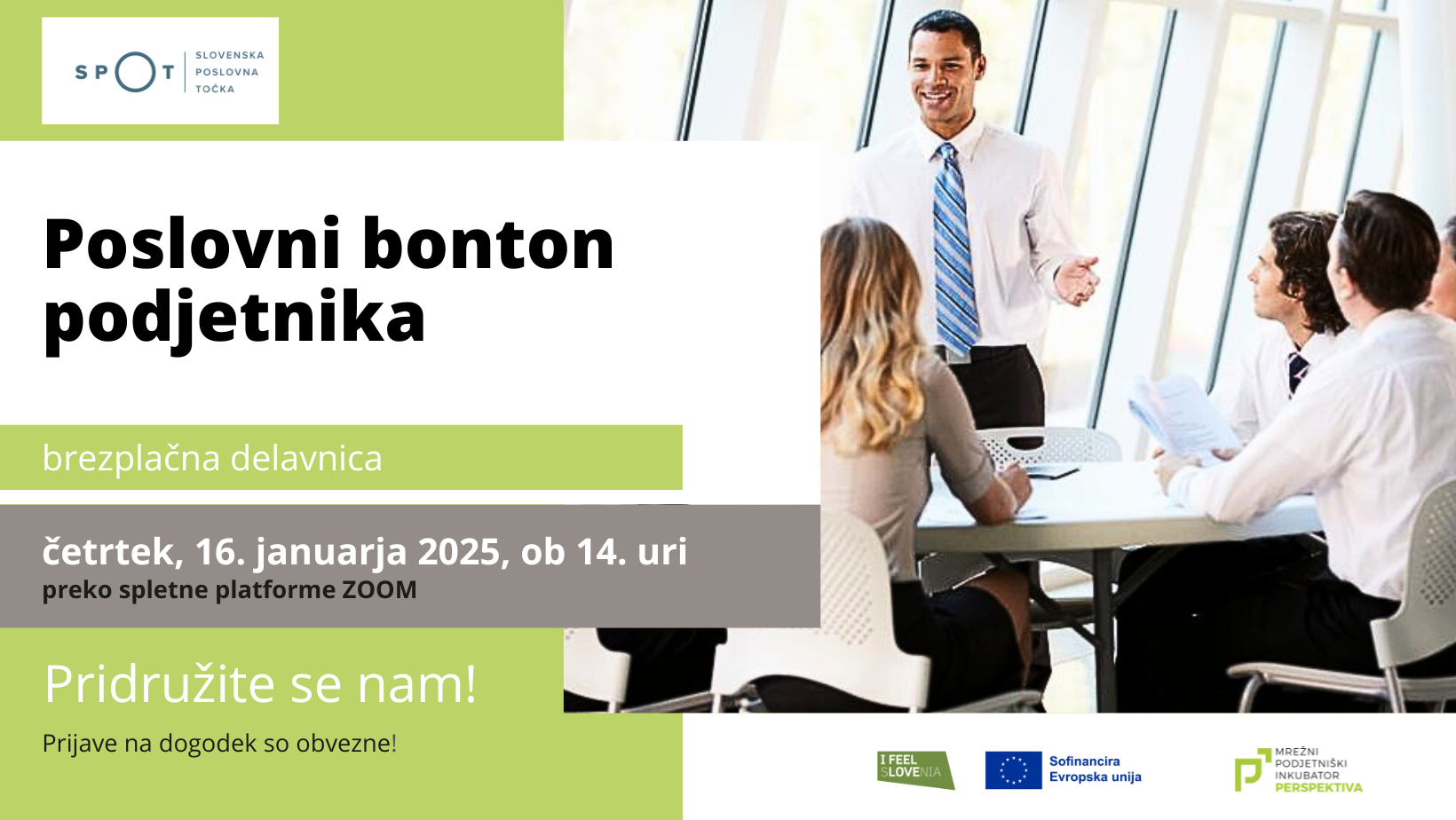 Poslovni bonton, novi termin